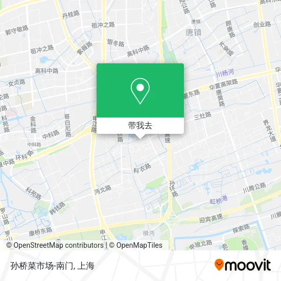 孙桥菜市场-南门地图