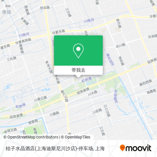桔子水晶酒店(上海迪斯尼川沙店)-停车场地图