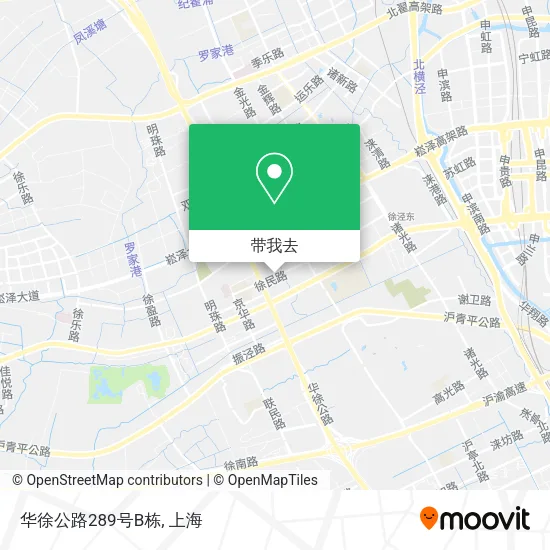 华徐公路289号B栋地图