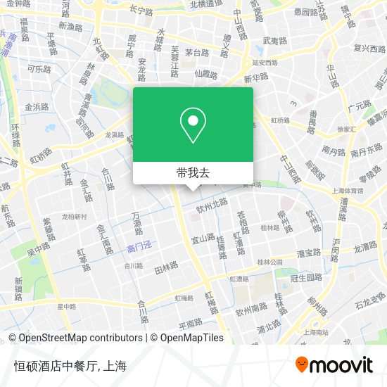 恒硕酒店中餐厅地图