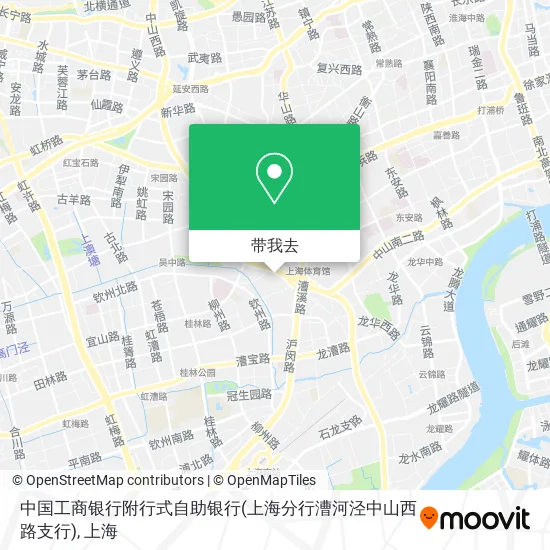 中国工商银行附行式自助银行(上海分行漕河泾中山西路支行)地图
