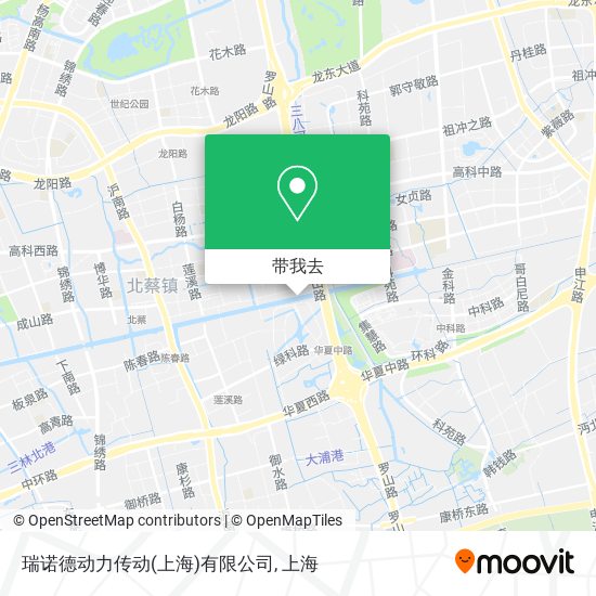瑞诺德动力传动(上海)有限公司地图