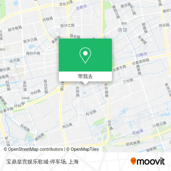宝鼎皇宫娱乐歌城-停车场地图