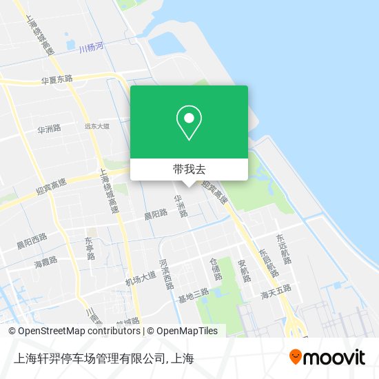 上海轩羿停车场管理有限公司地图