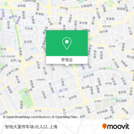 智地大厦停车场-出入口地图