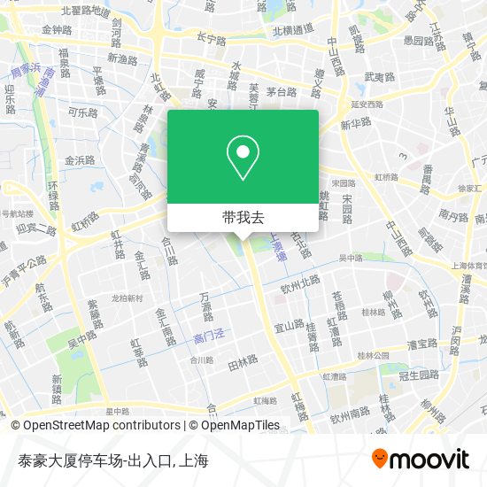 泰豪大厦停车场-出入口地图