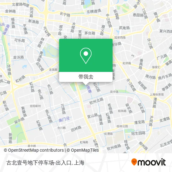 古北壹号地下停车场-出入口地图