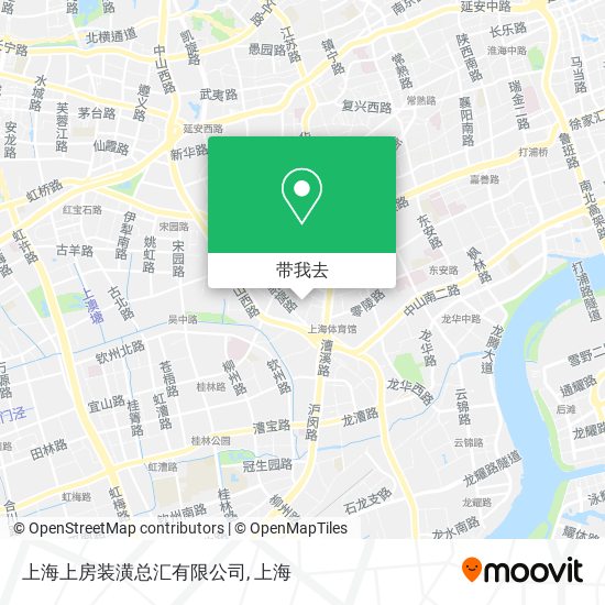 上海上房装潢总汇有限公司地图