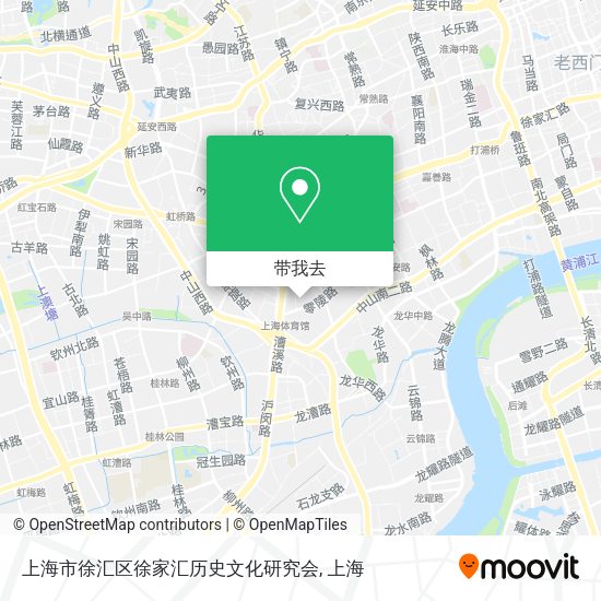 上海市徐汇区徐家汇历史文化研究会地图
