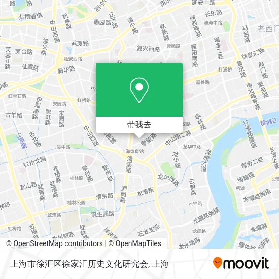 上海市徐汇区徐家汇历史文化研究会地图