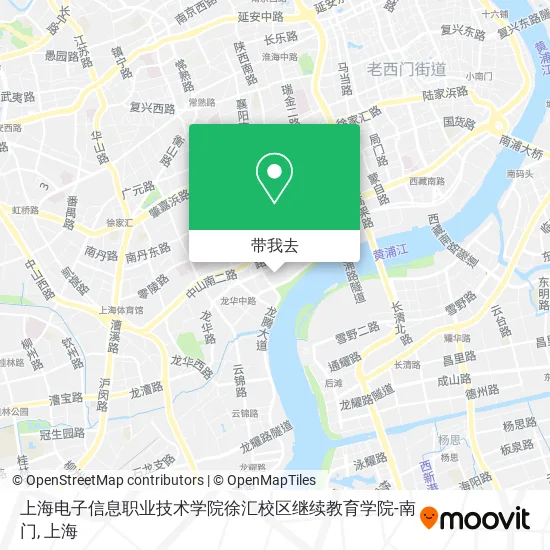 上海电子信息职业技术学院徐汇校区继续教育学院-南门地图