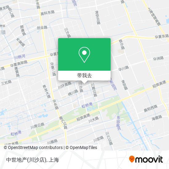 中世地产(川沙店)地图