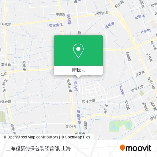 上海程新劳保包装经营部地图