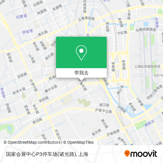 国家会展中心P3停车场(诸光路)地图