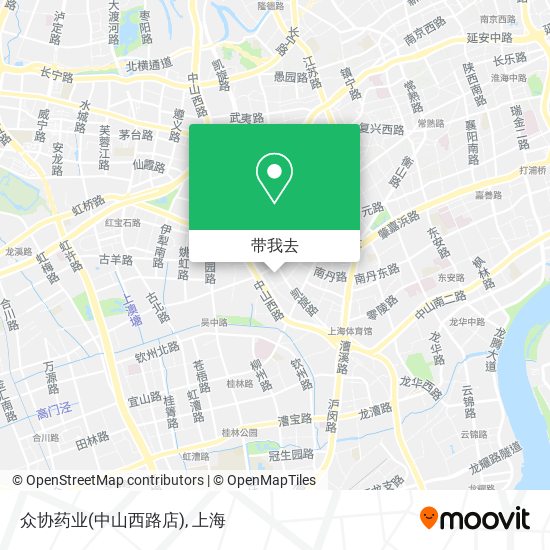 众协药业(中山西路店)地图