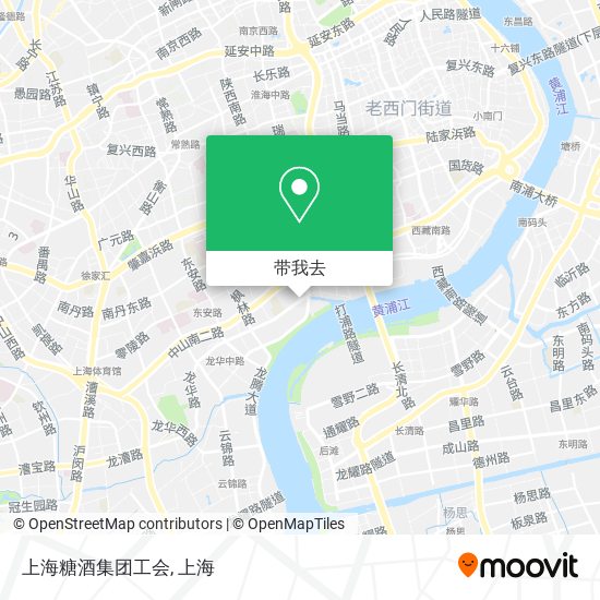 上海糖酒集团工会地图