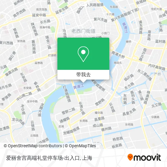 爱丽舍宫高端礼堂停车场-出入口地图