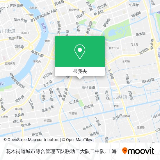 花木街道城市综合管理五队联动二大队二中队地图