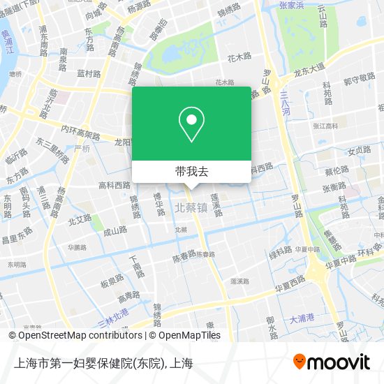 上海市第一妇婴保健院(东院)地图