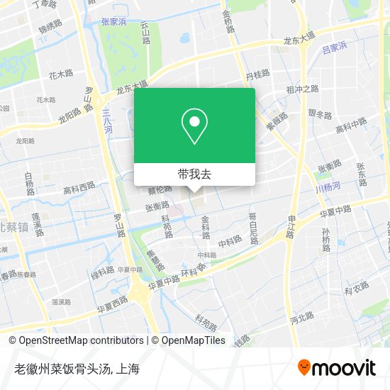 老徽州菜饭骨头汤地图