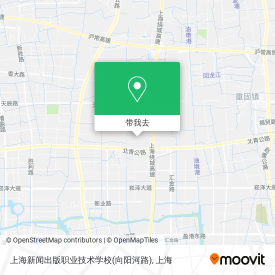 上海新闻出版职业技术学校(向阳河路)地图