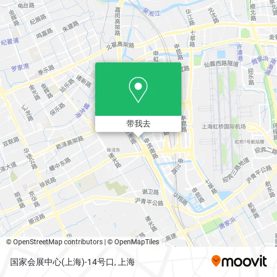 国家会展中心(上海)-14号口地图
