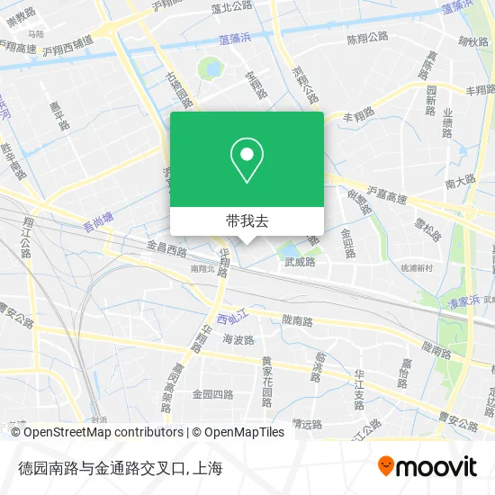 德园南路与金通路交叉口地图
