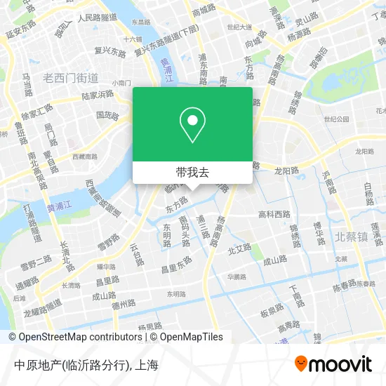 中原地产(临沂路分行)地图