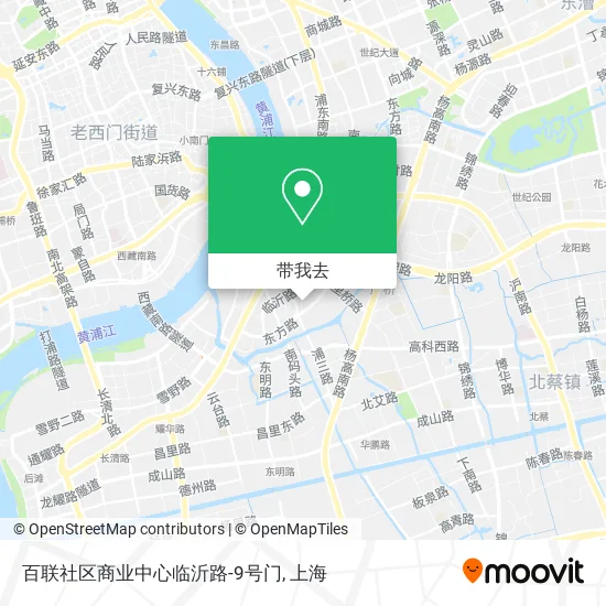百联社区商业中心临沂路-9号门地图