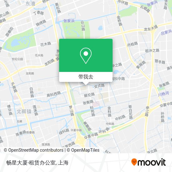 畅星大厦-租赁办公室地图