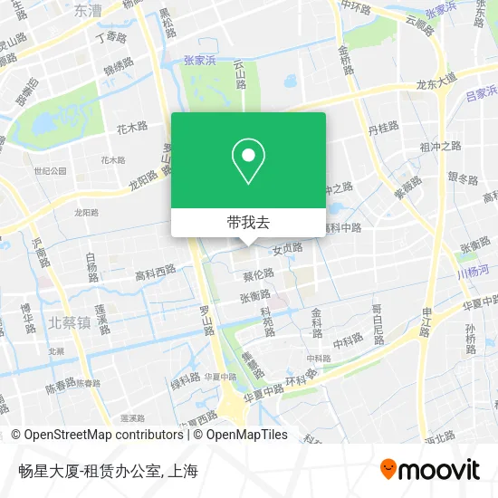 畅星大厦-租赁办公室地图