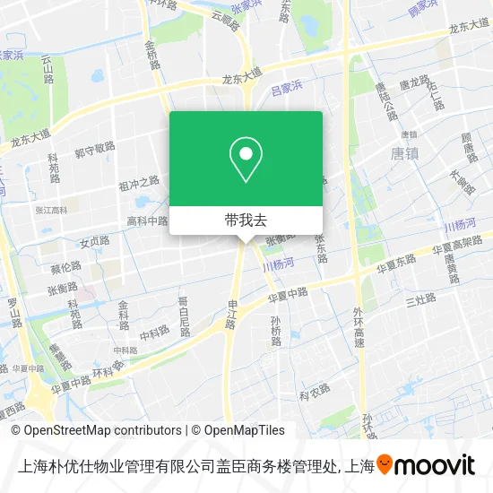 上海朴优仕物业管理有限公司盖臣商务楼管理处地图