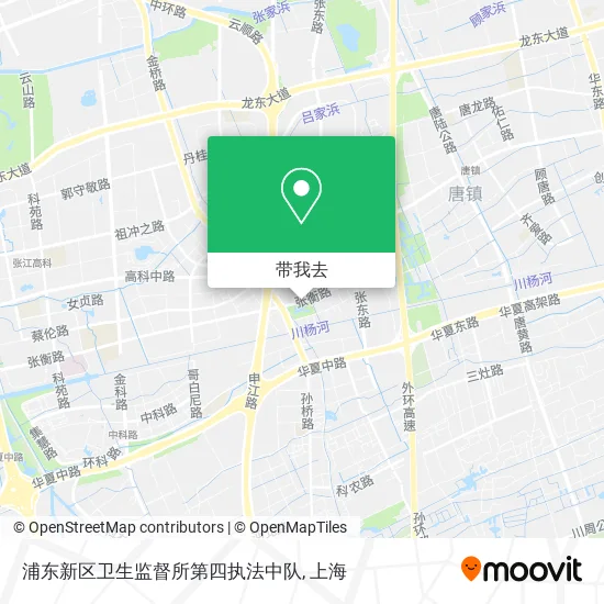 浦东新区卫生监督所第四执法中队地图
