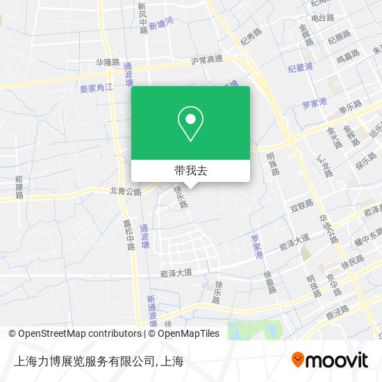 上海力博展览服务有限公司地图