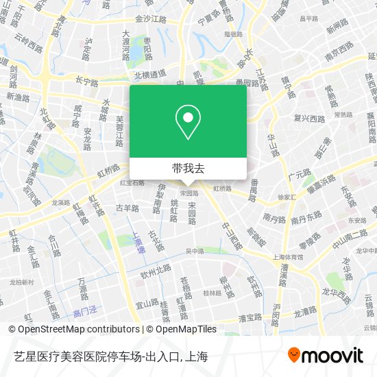 艺星医疗美容医院停车场-出入口地图