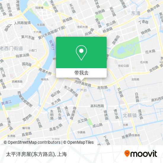 太平洋房屋(东方路店)地图