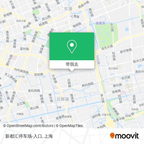 新都汇停车场-入口地图