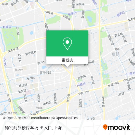 德宏商务楼停车场-出入口地图