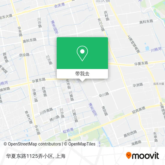 华夏东路1125弄小区地图