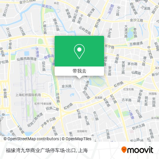 福缘湾九华商业广场停车场-出口地图