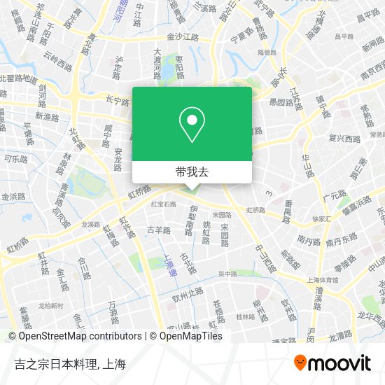 吉之宗日本料理地图