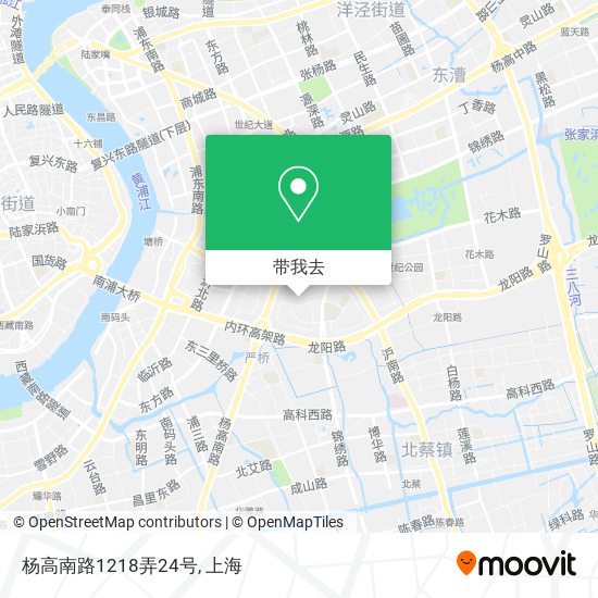 杨高南路1218弄24号地图