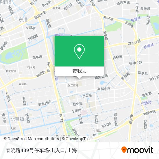 春晓路439号停车场-出入口地图