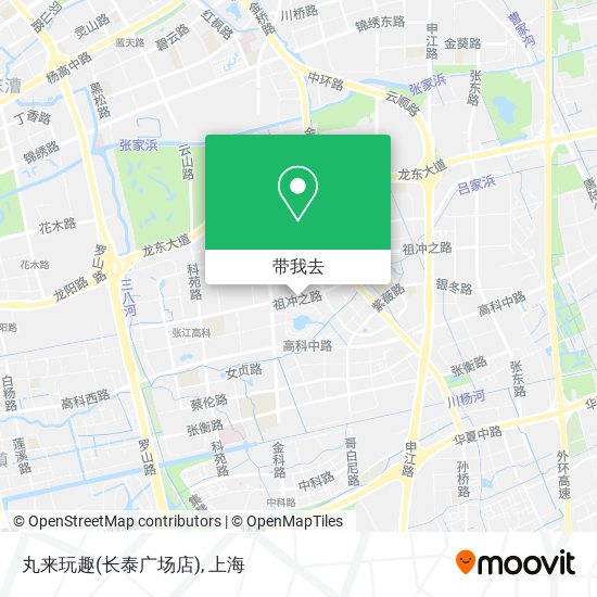 丸来玩趣(长泰广场店)地图