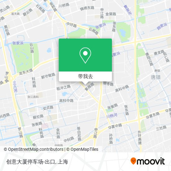 创意大厦停车场-出口地图