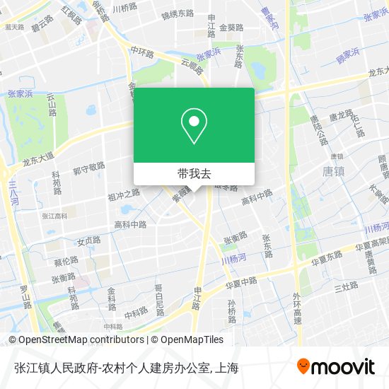 张江镇人民政府-农村个人建房办公室地图