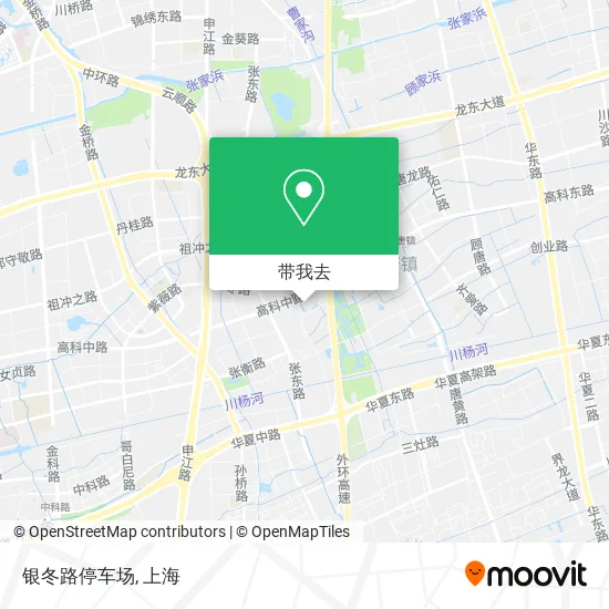 银冬路停车场地图
