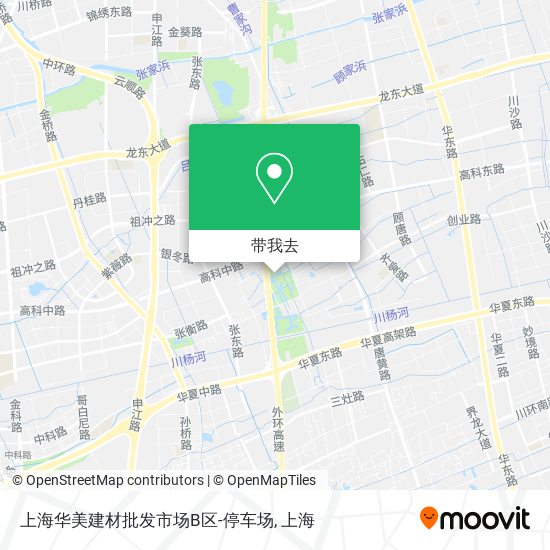 上海华美建材批发市场B区-停车场地图