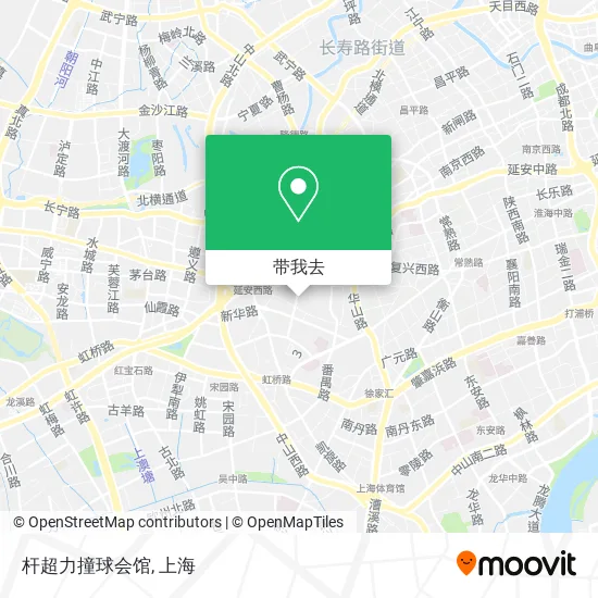 杆超力撞球会馆地图