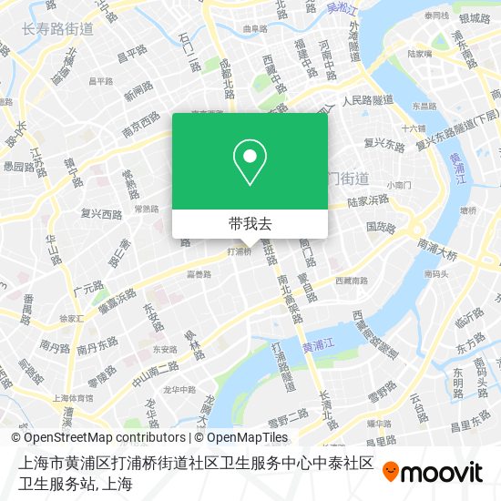 上海市黄浦区打浦桥街道社区卫生服务中心中泰社区卫生服务站地图
